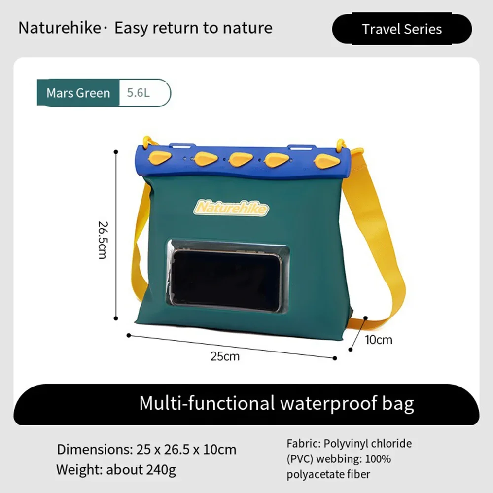 Ultimate Waterproof Bag for Aquatic Adventures - Keeps Valuables Dry, IPX8 Certified