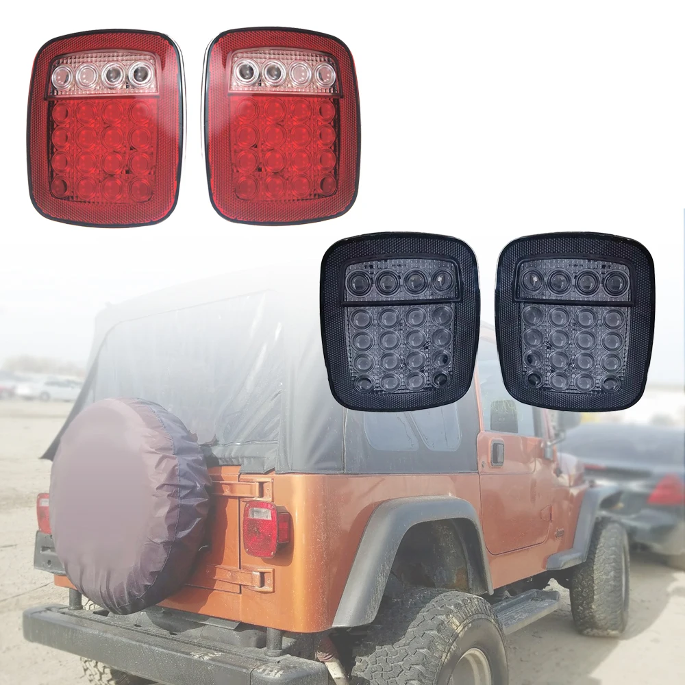 

2 шт., задняя фонарь для Jeep CJ/Wrangler YJ/TJ