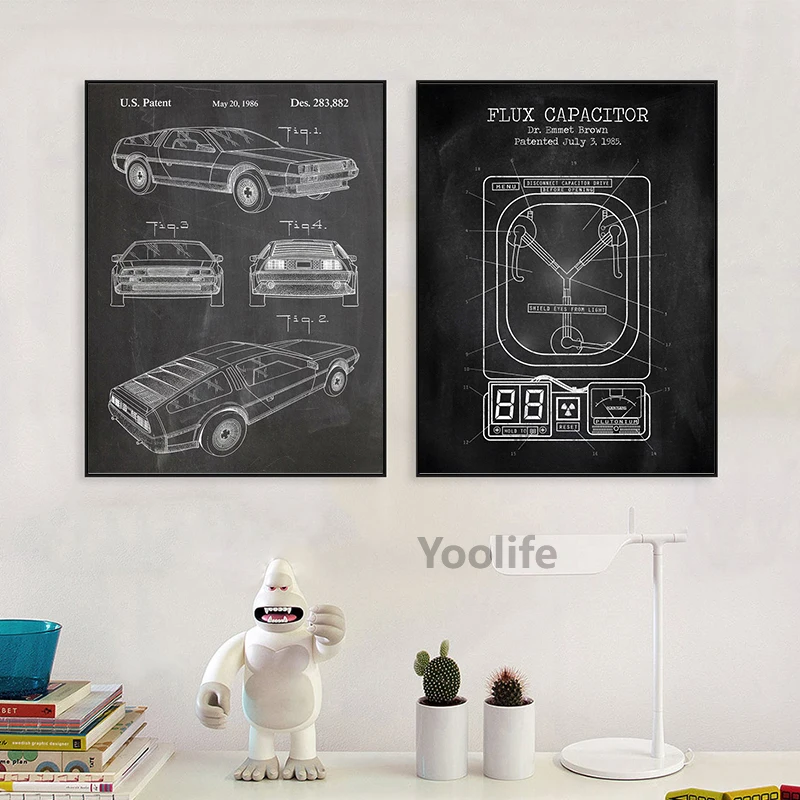 Retro Film-Inspired Wall Art Canvas Poster - Vintage Style Home Decor