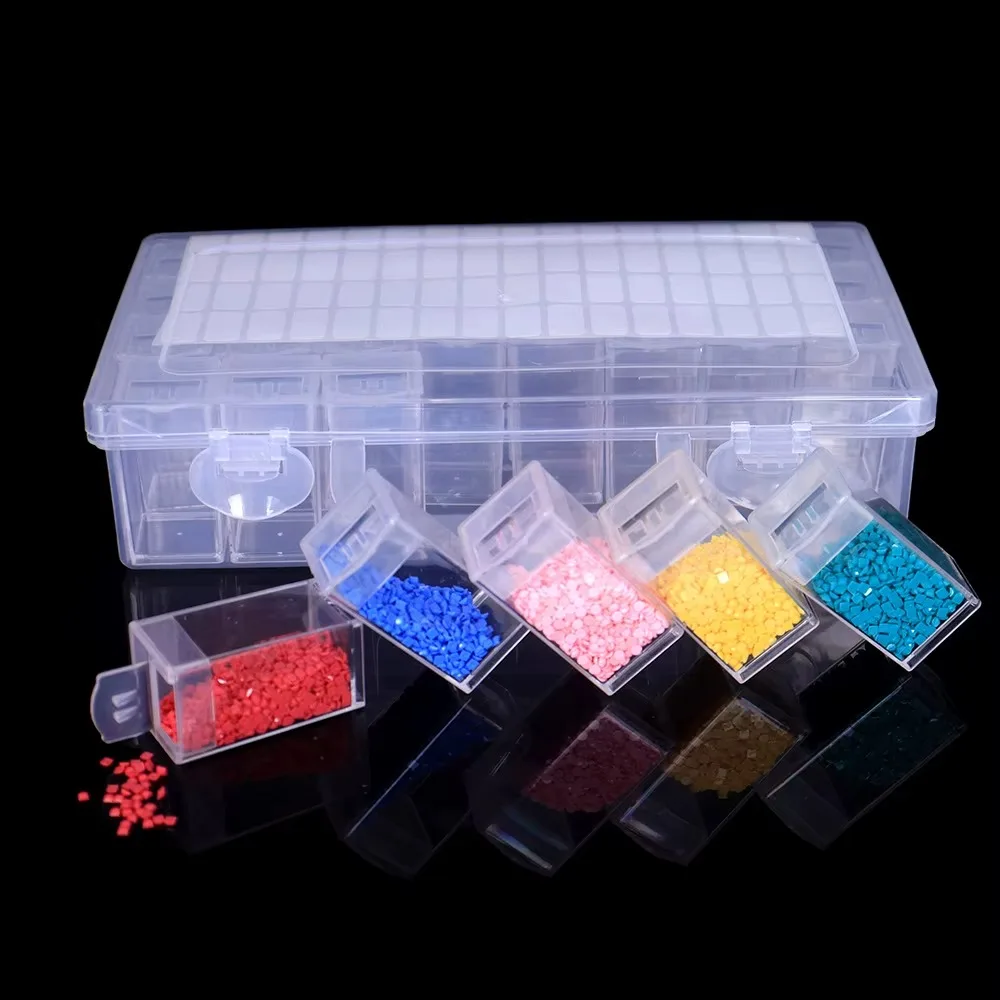 5D DIY Diamond Painting Storage Box-Tool Accessories Container for Embroidery Drill Box Mosaic Case Organizer diamond painting accessories diamond painting accessory box