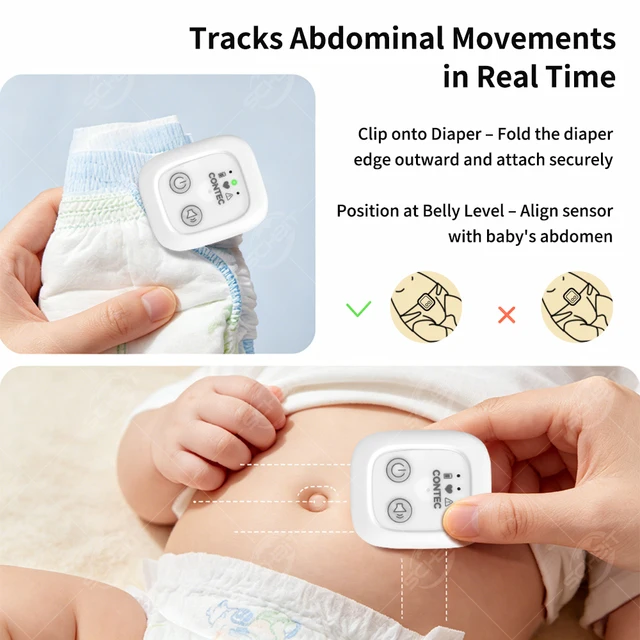 Infant Respiratory Abnormalities And Mobile Monitor, Diaper, Wearable Prone Sleeping Position, Intelligent Monitoring Alarm 2