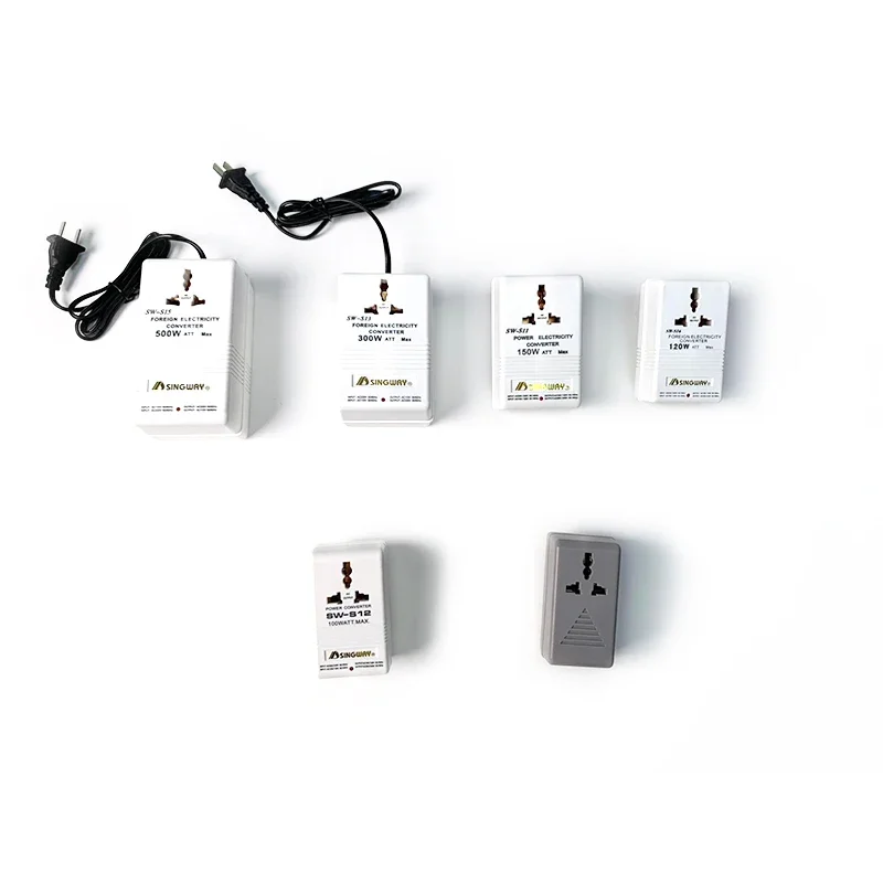 Adaptador de Alimentação Ajustável com Transformadores ac e us Conversor de Tensão de Potência 500w 220v a 110v 110v a 220v