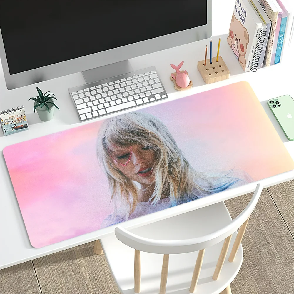 Singer T-Taylor Swift Mouse Pad Gamer Cabinet Pc Desk Mat Keyboard Computer Desks Xxl Mousepad Large Mausepad 4