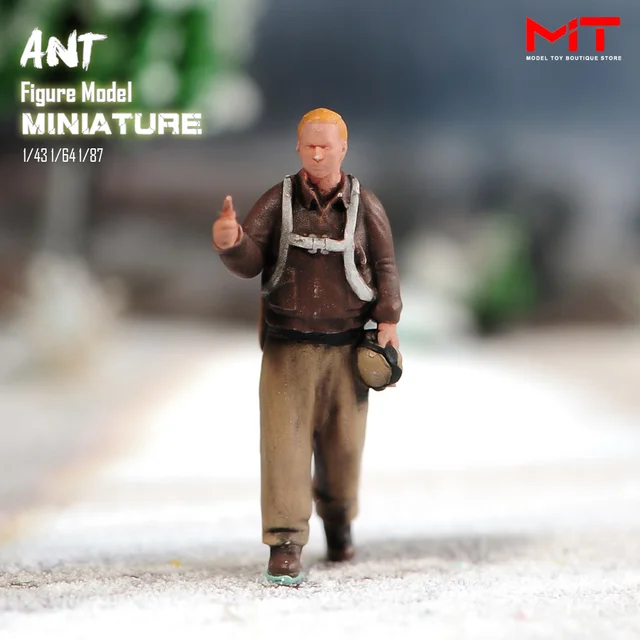 Miniatures Figurine 1/72 1/64 1/35 American Pilots Soldier Diorama