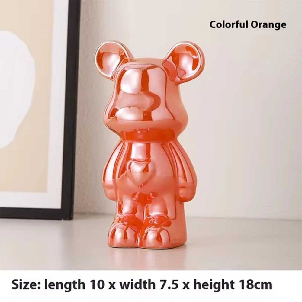 Keramische cartoon teddybeer spaarpot voor woonkamer_voghion.com