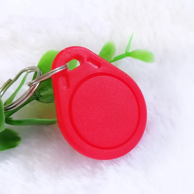 5p 10p 13.56Mhz RFID Keyfob High Frequency MF Keytag Proximity Card S50 Classic 1K Smart Tag NFC keychain fob for Access Control 4