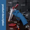 Soft Bullet Toy Gun，Double Barrel Toy Foam Blaster Double Shoot Toy Shotgun with Shell Ejection for Teen Christmas Birthday Gift 5