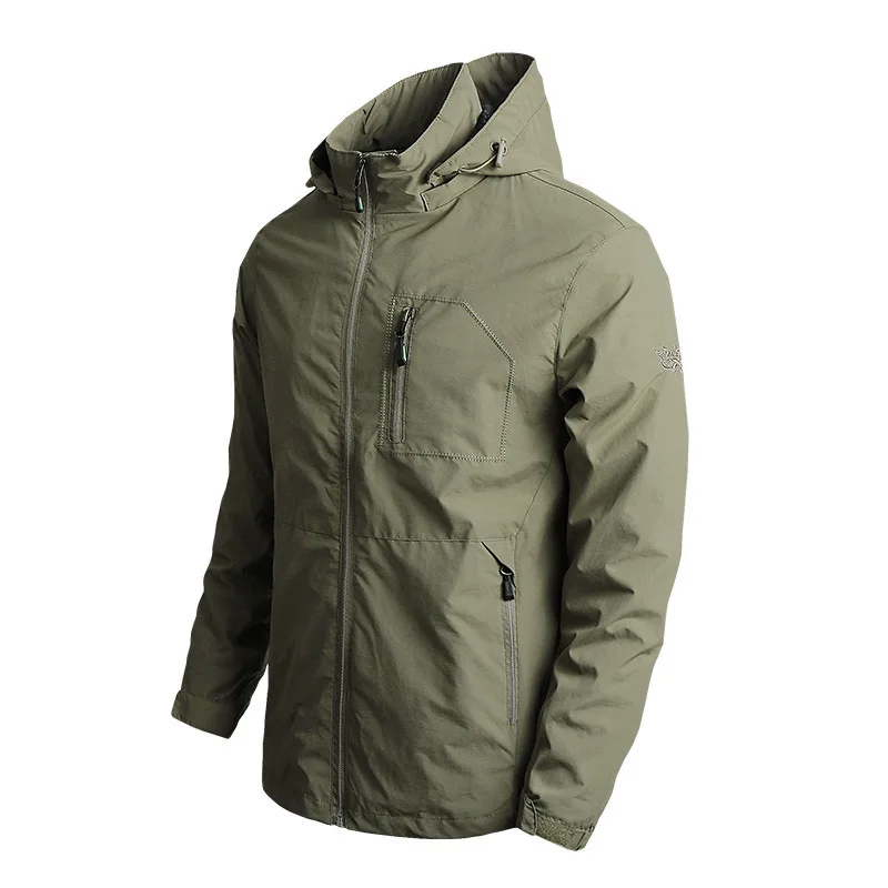 black bomber jacket 2022 Spring New Women Men Outdoor Hiking Jackets Hooded Windbreaker Coats Waterproof Military Tactical Jackets Man Outerwear men's winter coats & jackets