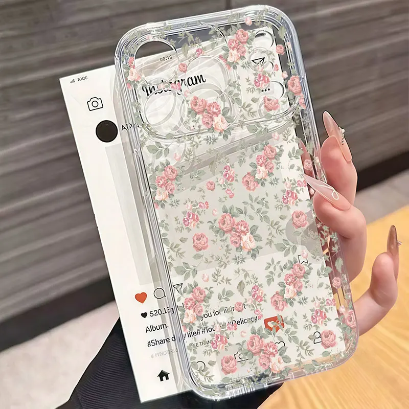 Purple Tulip Rose Flower Floral Phone Case Cover