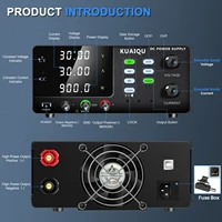 KUAIQU 60V 20A 1200W DC Power Supply High Voltage 15V 30V 20A 30A Adjustable Regulator OCP OVP Switching Source PLC Powered By - Image 2
