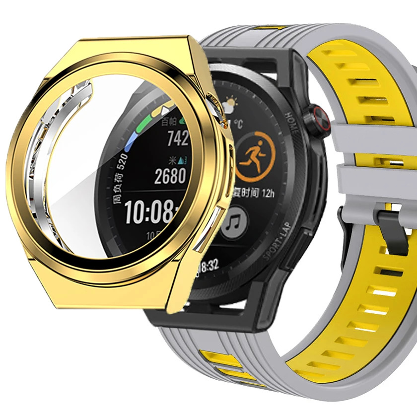 

Чехол для Huawei Watch GT Runner, защитная крышка из ТПУ для часов GT Runner, устойчивая к царапинам оболочка, бампер, аксессуары