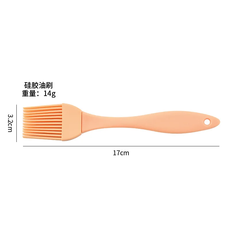 Silicone Oil Brush Barbecue Basting Brush Seasoning Sauce Cake Bread Butter Egg Heat Resistant Home Kitchen Baking Cooking Tools