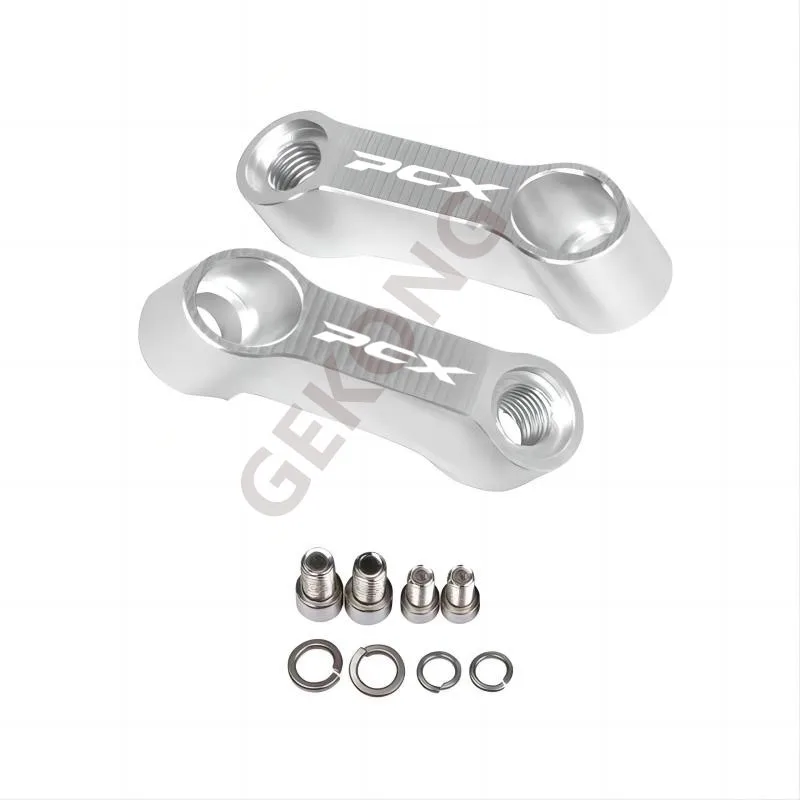 익스텐션 라이저 확장 어댑터, 백미러 확장, 혼다 PCX125 PCX 125 PCX150 PCX 150 PCX160 PCX 160 오토바이