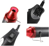 Mini pistolet à Air chaud Portable 300W, chauffage pour bricolage, artisanat, gaufrage, emballage rétractable, outil thermique électrique portatif multifonction en PVC 5