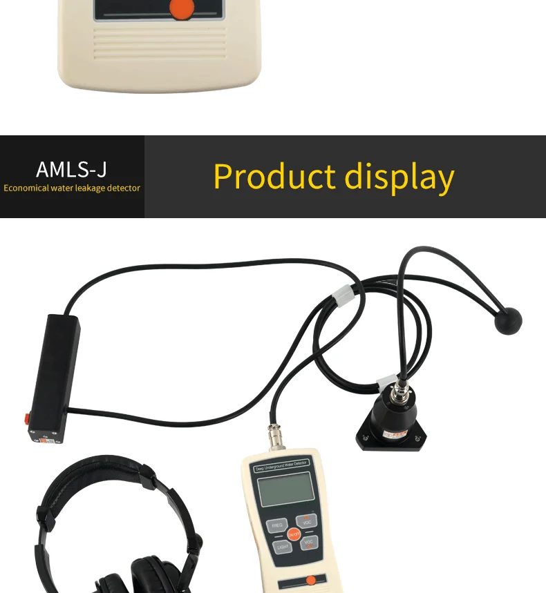 Home Use Wall and Ground Leakage Detection Outdoor Underground Water Pipeline Le