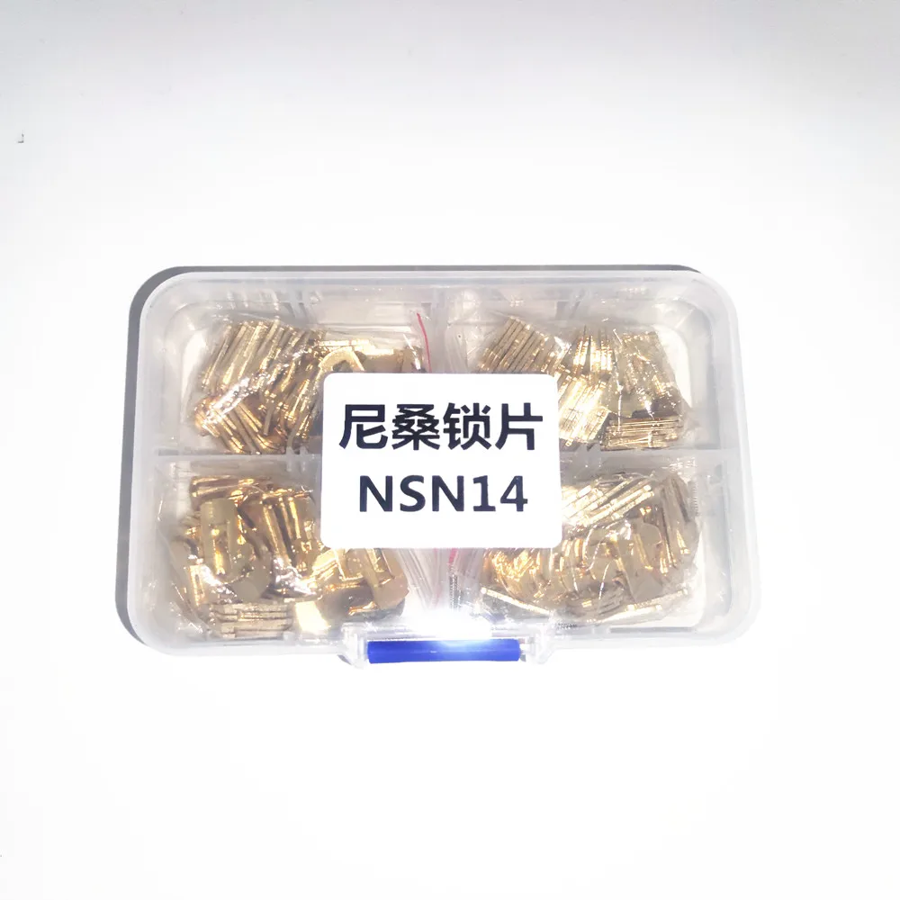 

200pcs/lot LOCK WAFER NSN14 Car Lock Reed Plate For Nissa-n Car Door Lock Repair Kits 4 Models Each 50pcs