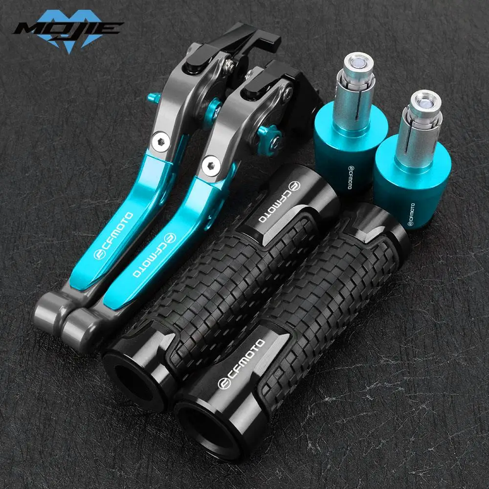 

400NK 650NK 2020 2021 2022 Motorcycle CNC Adjustable Brake Clutch Levers Handbar Ends Grips For CFMOTO CF MOTO NK400 400 650 NK