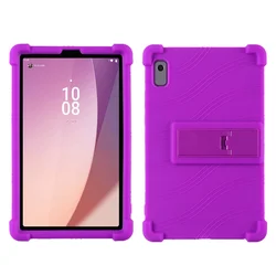 Lenovo Tab M9 Tablet Soft Silicone Protective Stand Case for M9 TB - 310FU (PURPLE)