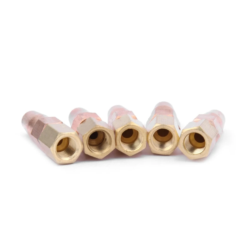 

5 Pcs H01-6 Propane Gas Welding Nozzle Gas Contact Tips Holder Gas Nozzle