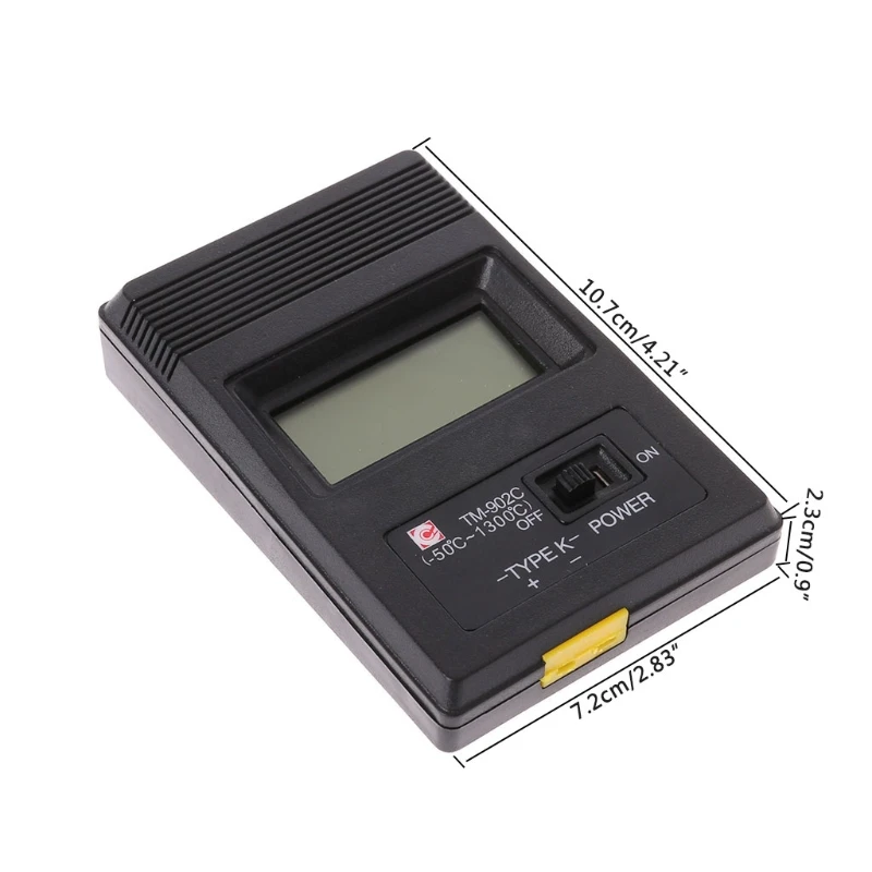 

Temperature Meter K Type LCD Digital Thermo meter Thermocouple Probe 1300 85WC