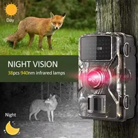 Caméra de chasse et de suivi des sentiers H1, 16mp, 1080P, 940nm, Vision nocturne infrarouge, déclencheur activé par le mouvement, caméra de sécurité, piège Photo pour la faune en plein air 3
