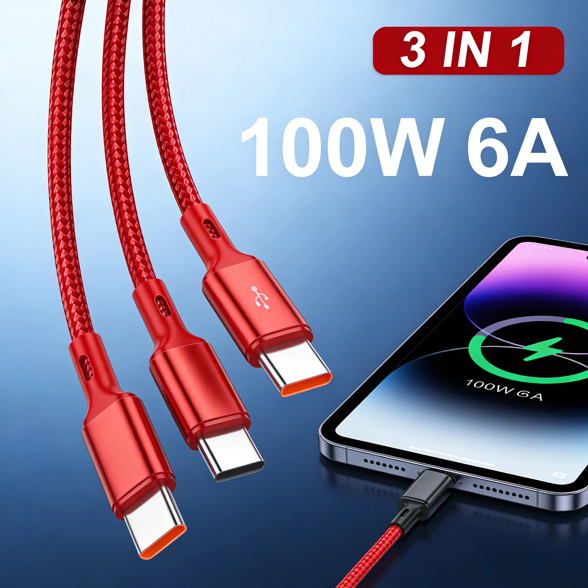 HOMEFISH USB-Type C Fast Charging Cable