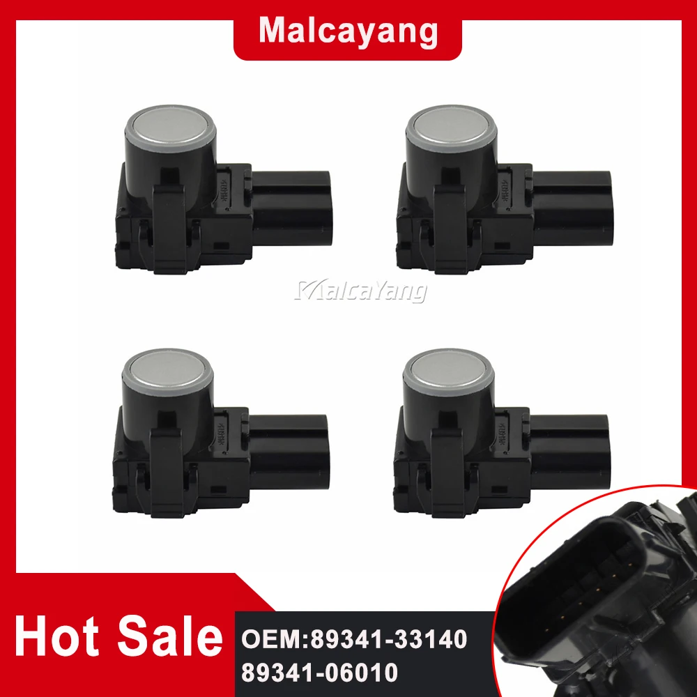 

4pcs For Land Cruiser Toyota Corolla Camry/Hybrid Tundra Auto Parts Parking Distance Control PDC Sensor 89341-33130 89341-12090