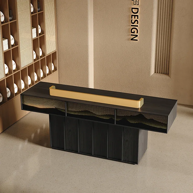 Desk Desk Front Reception Counter Customer Center Store Store Beauty Salon Executive Desks Podium Balie Cosmetics Checkout Home