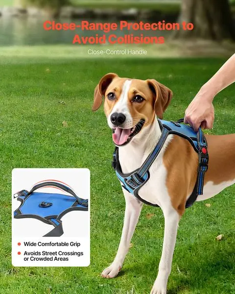 No Pull Dog Harness for Large Dogs – Adjustable Vest