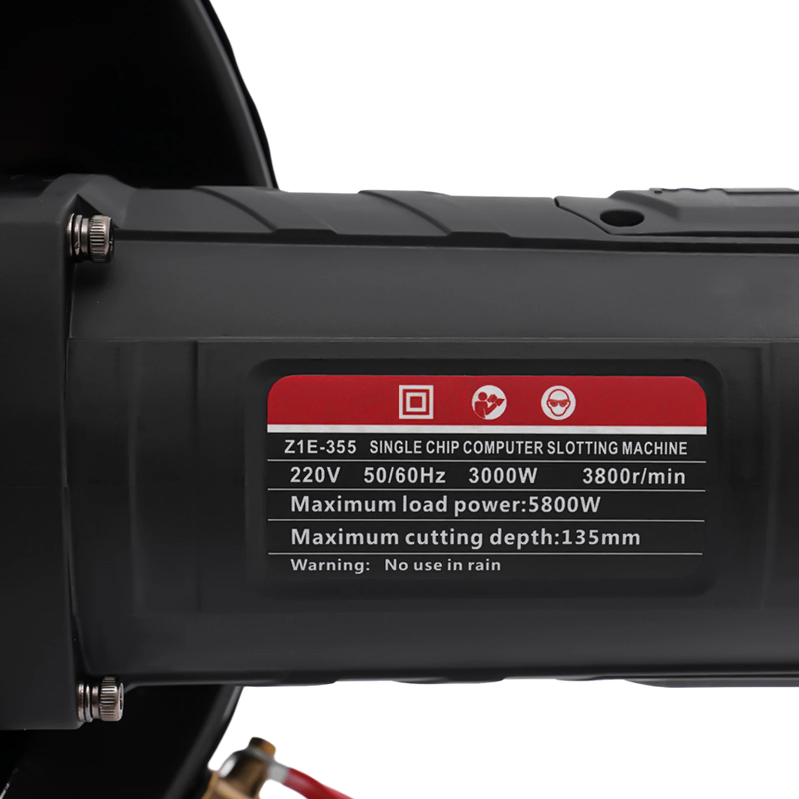 3000 W 14 Zoll 3800 U/min elektrische Betonsägen Kreissägen schnurgebundene Betonsägen für Metall, Granit, Porzellan – Detail 9