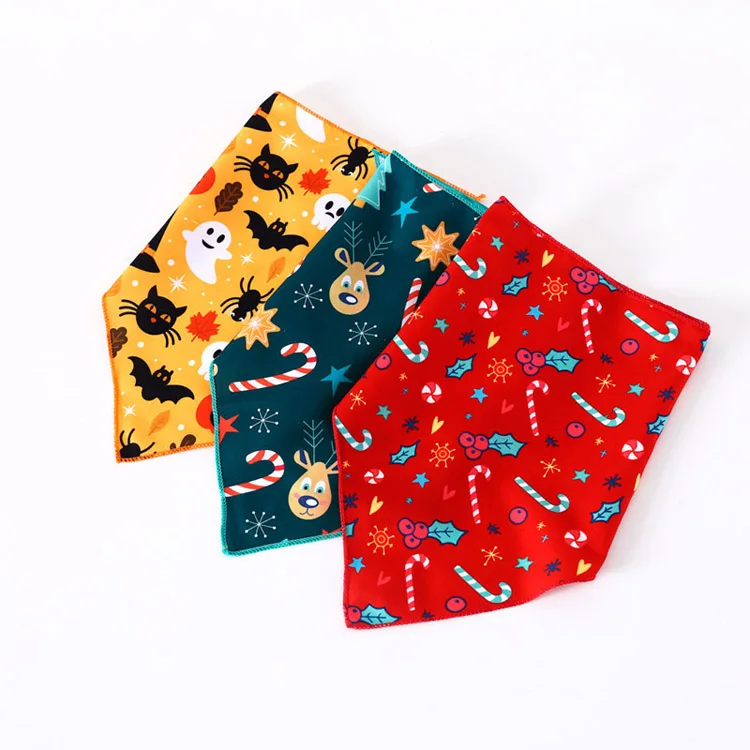 Title 5, Personalized Pet Cat Scarf Dog Bandanas Christm...