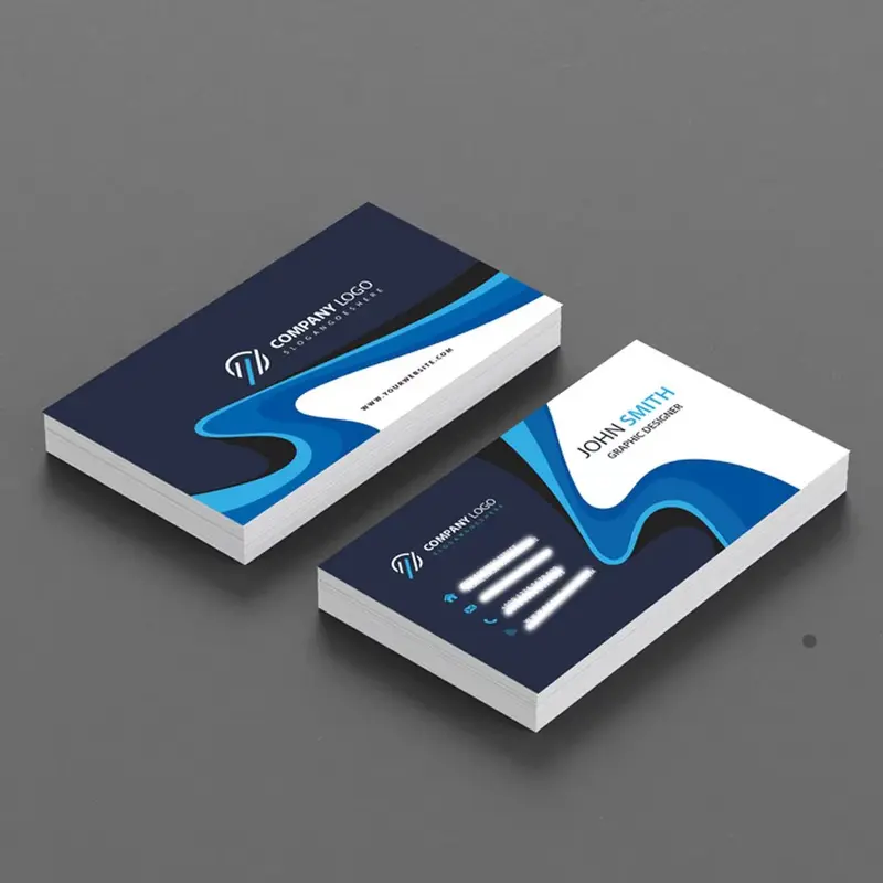 100PCS Custom Logo Color Double-Sided Small Business Card Thank You Card Gift Card 300gmg Paper 9x5.4cm - Image 3