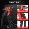 Rivet Nut Tool Rivet Nut Kit with a Step Drill Bit & 80 Nutserts for One-Handed in Tight Space 8" Rivnut Tool Setter 3