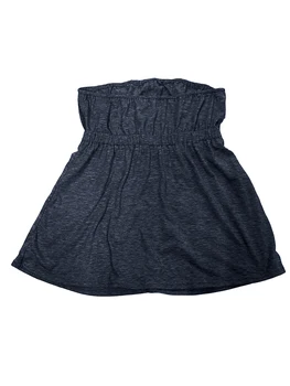 Women Fashion Tube Tops Solid Color Buttons Strapless Boat-Neck Wrap Chest Tank Tops Summer Bandeau Tops 2