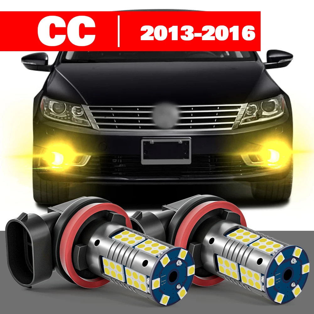 

For VW Volkswagen CC 2013-2016 2pcs LED Fog Light Accessories 2014 2015