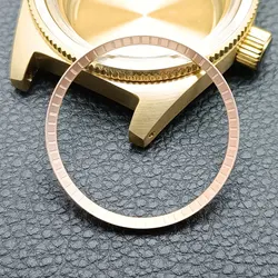 High-Quality Chapter Ring for Watch Cases - Durable Hard Plastic Inner Ring, Size 30.3*27.3mm (Copper ring9)