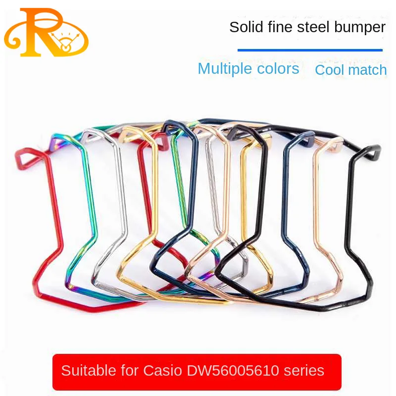 Paraurti Dell'Orologio Per Casio Dw5600 Dw5610 Gw-B5600 Gw-5000 Barra Di Protezione Per Forgiatura Solida Modificata Con Personalità Anticollisione