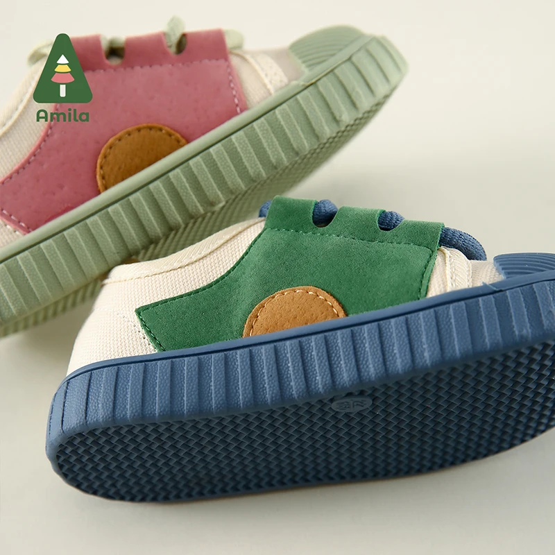 Amila Baby Shoes 2023 New Spring Summer Hot Sale Fashion Children Wearing Soft Lightweight Casual Breathable Girls Boys Shoes 3