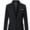 Black Dress Jackets Cropped Jacket for Men Coats Business Man Suits and Blazers Short Korean Style Fashion 2024 Spring Clothes 2