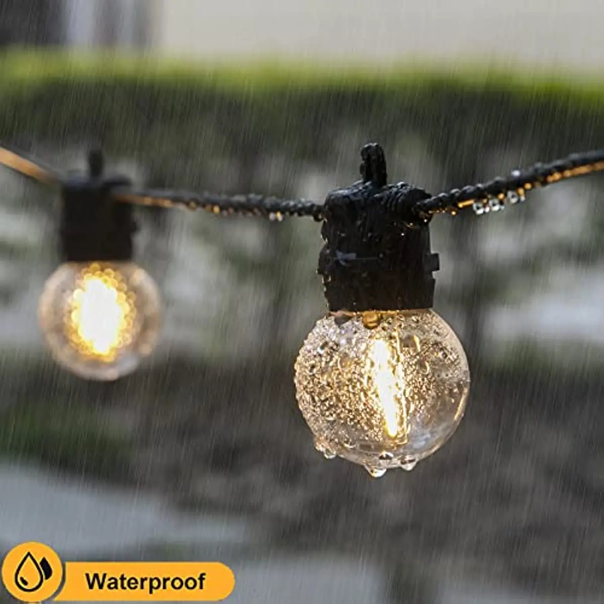 Festoon Bulbs String Lights Globe Solar Led Lights Outdoor Waterproof for Patio Garden Wedding Christmas Ramadan Fairy Lights