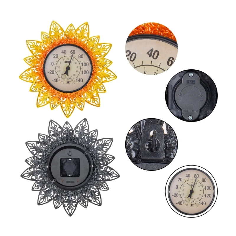 

Thermometer Waterproof Window Indoor Outdoor Wall Decor Functional Eye Catching