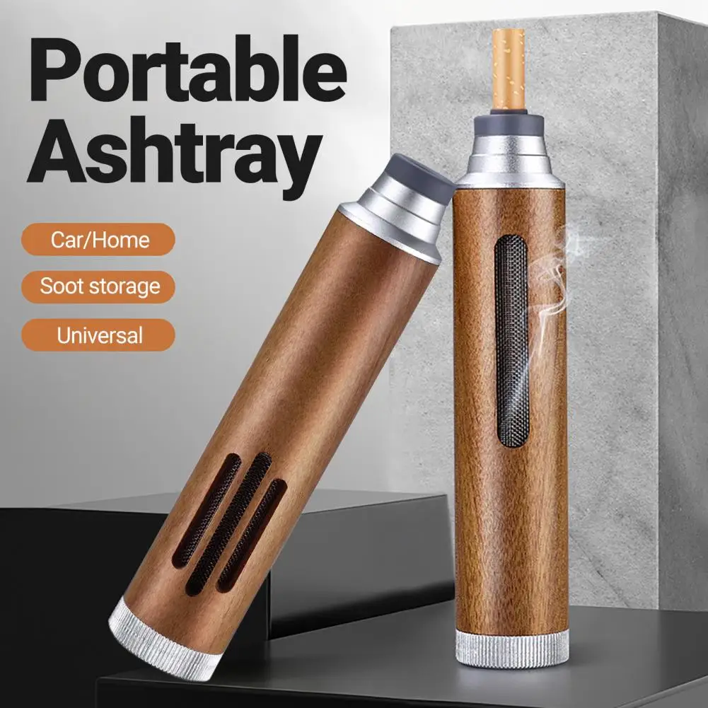 Car Ashtray Practical Portable Smokeless Ash Tray Smoke Holder Exquisite  Durable Self-adhesive Cigarette Holder Ashtray - Price history & Review, AliExpress Seller - Yammy Store