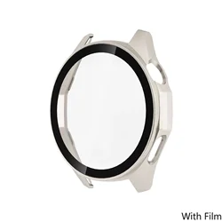 Premium Glass+PC Full Coverage Protective Bumper Case Cover - Durable Accessory (Star - 46mm)