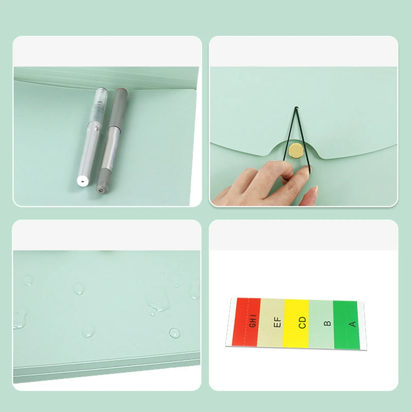 Archivador Documentos Oficina Carpeta Acordeón A4 Con 13 Bolsillos - Organizadora De Documentos | Con Etiquetas Indexadas | Para Oficina O Escuela Carpesano Oxford