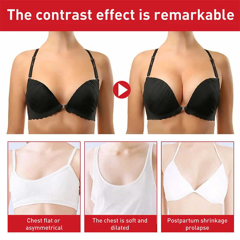 BIGGER FULLER 34D TITS breast cream increase boobs bra push up black white  skin