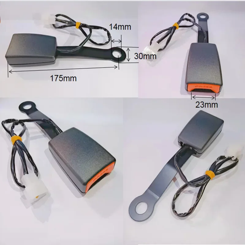 Car Seat Belt Accessory Universal 173mm Car Seat Belt Clip Extension Plug Car Safety Belt Lock Safety Seatbelt Locking Buckle Socket Plug Connector
