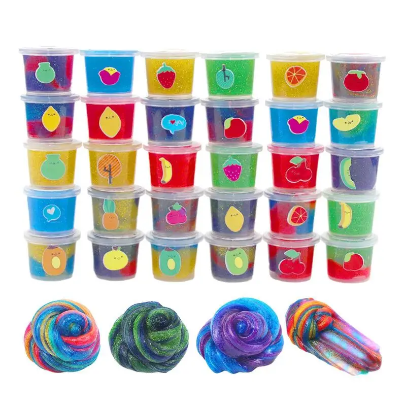 

Jelly Clay 30PCS DIY Soft Crystal Mud Toy Kit Sensory Toy Stress Relief Toy Educational Toy DIY Toy For Girls Boys