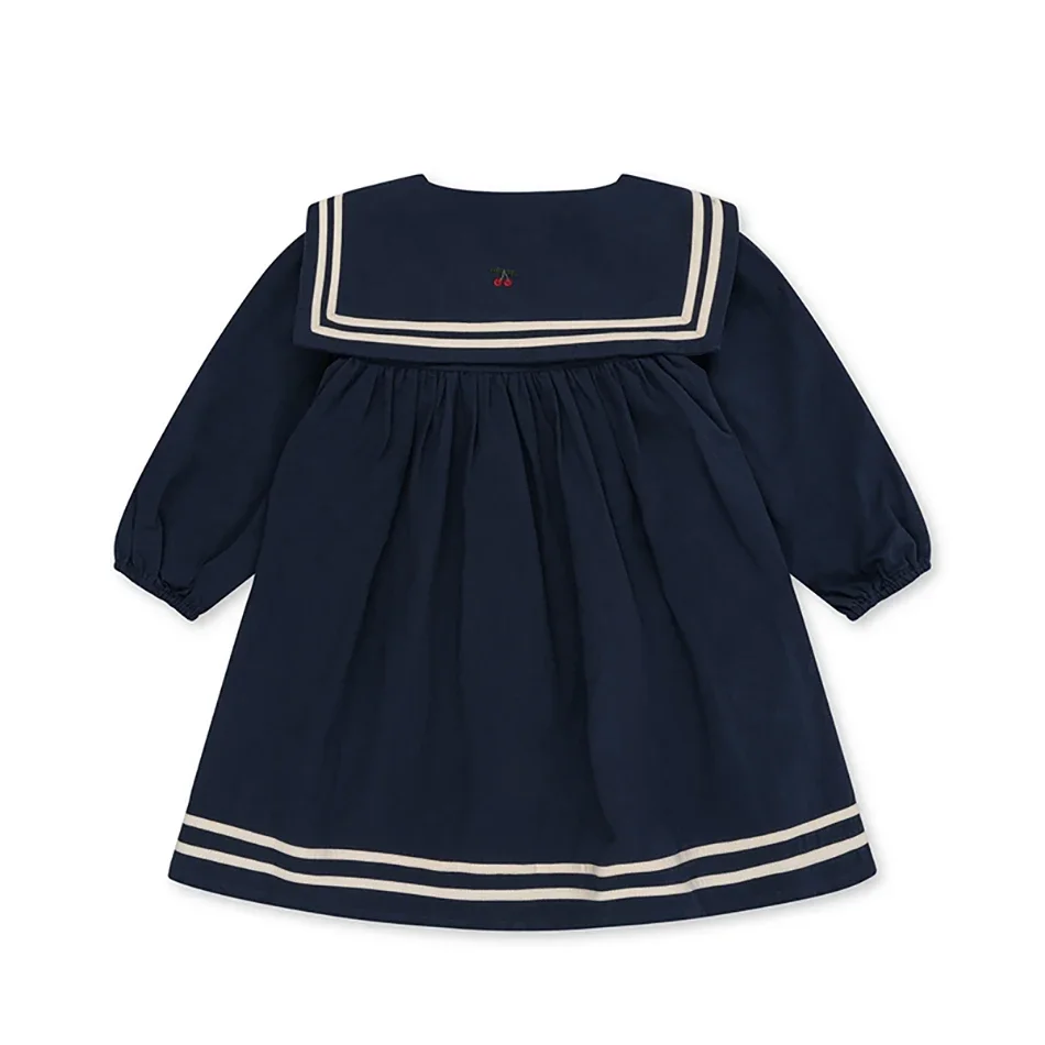 

KS Baby Boy Girl Clothes Set Children College Style Dress Kid Navy T Shirts and Shorts Newborn Long Sleeve Sailor Suit 1-7Years