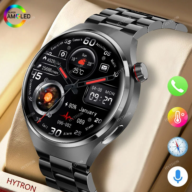 

NEW For Huawei Watch GT4 Pro AMOLED Smart Watch Men Custom Dial Answer Call Sport Fitness Tracker Men Waterproof Smartwatch 2023