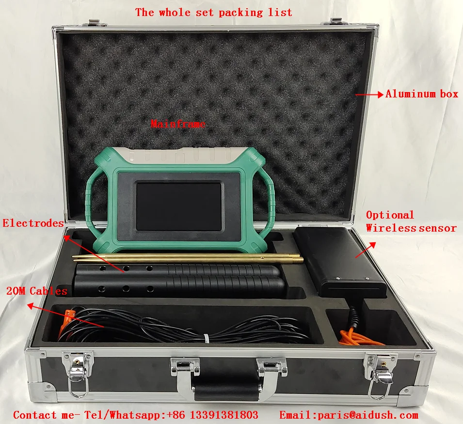 

ADMT-600S-X 400M depth 3D Touch screen deep underground water detector